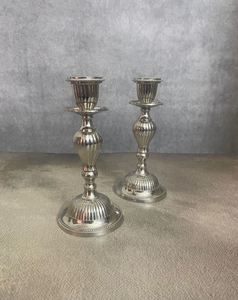 Bougeoir de pilier forgé à la main argent forgeron fait décorer la maison festive hôtel restaurant décoration de table de mariage - Product Image 3