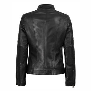 Chaqueta de Cuero para Mujer Disponible en Todos los Tamaños y Colores, Transpirable, Abrigada, Impermeable y Cortavientos - Product Image 6