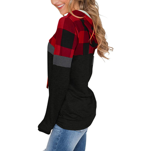 Sudaderas con Capucha para Mujer, Diseño Moderno, Color Sólido, Alta Calidad, para Otoño e Invierno, con Logotipo Estampado en la Parte Delantera, 100% Algodón Lavado - Product Image 4