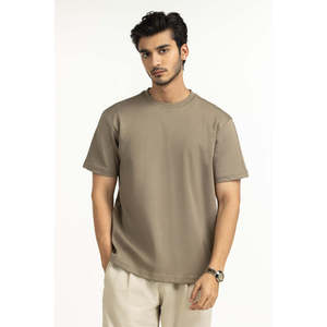 Camiseta de Manga Corta con Cuello Redondo, 100% Algodón Ecológico, Corte Relajado, Estilo Casual Urbano, Impresión Serigráfica, 320g, Ropa Deportiva, OEM ODM - Product Image 1