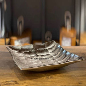 Belle apparence bol à chocolat fini argent servant pour la salade de nourriture bols de forme carrée de haute qualité - Product Image 1