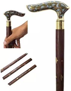 Elegante bastón de madera hecho a mano con mango de elefante para coleccionistas de personas mayores y uso diario para caminar - Product Image 4