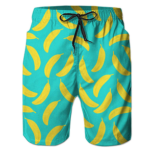 Nouveau style de short de bain décontracté en coton pour hommes de haute qualité à la mode avec motif solide Décoration - Product Image 3