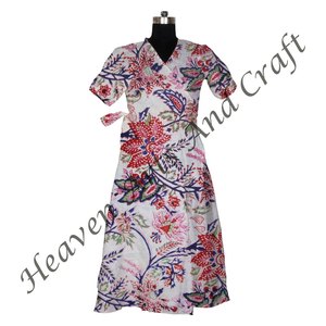 Kimono en coton fleuri Robe Maxi Sexy Casual Indian Print Robe de nuit pour les femmes pour les vêtements de nuit de printemps - Product Image 4