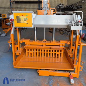 Máquina de fabricación de bloques móviles semiautomática eléctrica de 380V 40Hz, vibrador de hormigón eléctrico, componente de núcleo de motor - Product Image 2