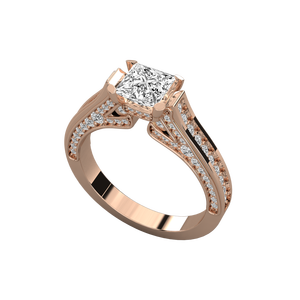 Bague pour femme en diamant solitaire de 9 carats cultivé en laboratoire - Product Image 5