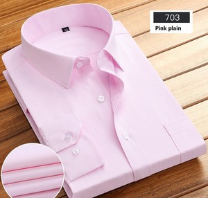 Camisas de Hombre Formales de Manga Larga, de Poliéster y Algodón, en Diferentes Colores, Personalizadas al por Mayor, Lisas, Casuales, para Negocios - Product Image 4