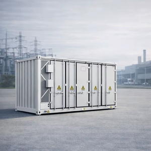 Système d'énergie solaire hybride 20 pieds 3,7 MWh 5 MWh LiFePO4 150Ah ESS avec refroidissement liquide IP55 FM200 C5 1500 V 52 T clé en main EPC - Product Image 5