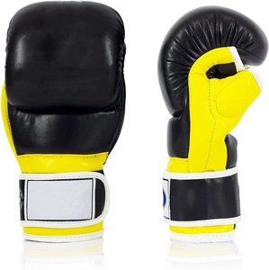 ถุงมือชกมวย unisex ต่อสู้สำหรับผู้ใหญ่ถุงมือ MMA ทำจากหนังวัวแท้14oz 16oz ผลิตโดยสตาร์ฟิกเกอร์ - Product Image 6