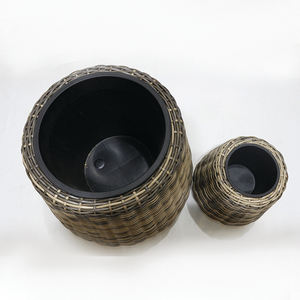 Artex Dong Thap-Juego de macetas duraderas ecológicas de mimbre polivinílico para el hogar y el jardín, interior y exterior - Product Image 5
