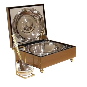 หม้อสแตนเลสเสิร์ฟอาหารทำด้วยมือทำจากโลหะอุปกรณ์ทำอาหารสุดหรู - Product Image 6