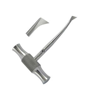 DENTRIC IMPLANTS Winter Cryer Fuente de Alimentación Manual, Juego de Elevadores de Barra Transversal Plateada de 2 Piezas, Certificado CE, Empuñadura Moleteada, Clase I - Product Image 3