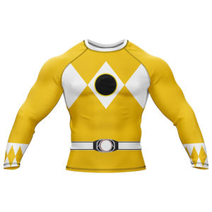 Rashguard à manches longues uni de qualité supérieure POUR hommes Respirant Spandex Polyester Couleurs et logo personnalisés Vente en gros - Product Image 1