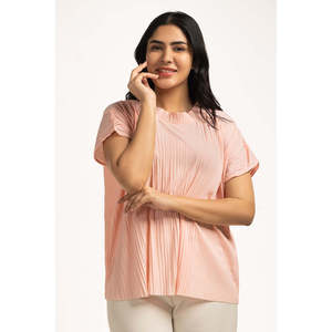 เสื้อถักทรงปกติสำหรับผู้หญิง ดีไซน์เรียบง่ายทันสมัย WM-KTP-SS24-120 - Product Image 2