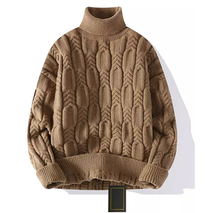 Vente en gros de pulls tricotés à la main personnalisés respirants à manches longues pour l'hiver pour hommes et femmes - Product Image 2