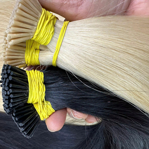 Extensiones de Cabello Humano I Tip al por Mayor, Doble Trama, 100% Remy, Extensiones de Cabello I Tip Rubias Vírgenes - Product Image 1