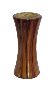 Jarrón de madera ecológico, decoración para mesa de salón, artículos de madera maciza, flores, botella, adorno, decoración del hogar - Product Image 3