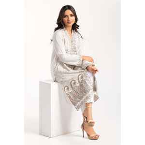 Chemisier vintage en satin et lin pour femme Kathan GLAMOUR-21-52, col à nœud, manches mi-longues, taille XL - Idéal pour les occasions printanières - Product Image 5