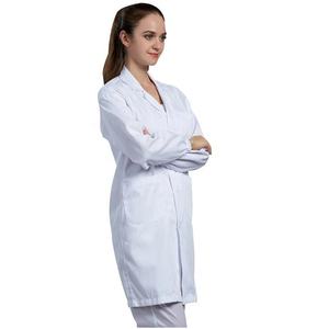 Professionnel en gros Premium hôpital médecin robe de laboratoire conception blanc hôpital uniforme médecins manteau blanc - Product Image 2