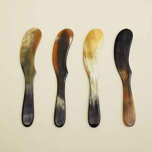 Handmade Ox Horn <b>Spoon</b> & Cutlery Set, Natural Horn Kitchenware Tableware at Affordable Prices | Rustic Flatware Collection - Product Image 4