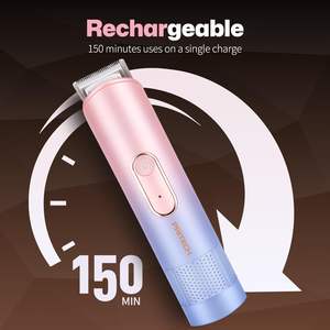 Set de Afeitadora Eléctrica Recargable 3 en 1 para Mujer, Recortadora de Barba y Vello con Alimentación USB, Recortadora de Bikini Impermeable, Set de Aseo y Barbería - Product Image 5