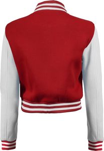 "LadyLuxe Varsity: chaqueta de mujer Recortada" - Product Image 6