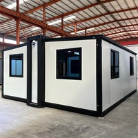 Nouvelles maisons préfabriquées à 1 chambre, conteneurs pliables, mini-maisons mobiles de 700 mm de largeur pliée