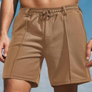 Vente en gros de shorts décontractés de sports d'été personnalisés pour hommes de haute qualité séchage rapide lâche respirant tricoté anti-rides taille élastique - Product Image 1