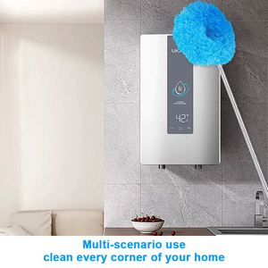 Tragbarer abnehmbarer Mikrofaser-Staubwischer mit Teleskopstiel, wiederverwendbarer und abnehmbarer Kopf zum Reinigen von Decken - Product Image 5