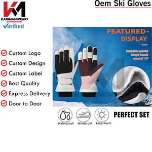 Gants de ski haut de gamme pour hommes et femmes, coupe-vent, thermiques, compatibles avec les écrans tactiles, conçus pour le froid, la chaleur, les sports d'hiver, les activités de plein air - Product Image 2