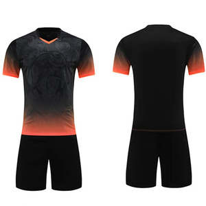 Conjuntos de Camisetas de Fútbol Personalizadas, Transpirables, de Secado Rápido, Manga Corta, Tallas Grandes, Uniforme de Fútbol, 100% Poliéster, Transferencia Térmica - Product Image 1