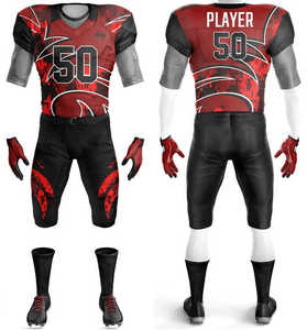 Men's Oversized T-Shirt Mesh Jersey American Football Jersey Custom Fashion American Football Uniform Wholesale - Product Image 2