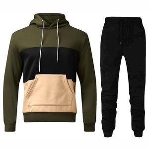 Survêtement de jogging en molleton imprimé pour homme, respirant, décontracté, en élasthanne/coton, ourlet fendu 2 en 1, fermeture à cordon, poches latérales - Product Image 4