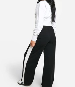 Pantalones de chándal de moda para mujer, pantalones de chándal holgados modernos con bolsillos, aspecto cómodo, ajuste elástico, tela ligera ecológica - Product Image 6