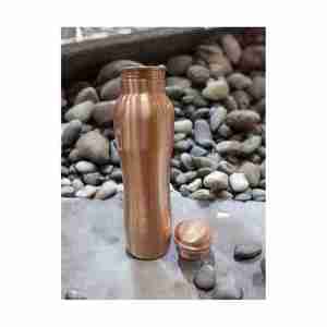 Bouteille d'eau en cuivre pur de nouvelle conception de 32 oz verres de haute qualité fabriqués et exportés d'Inde - Product Image 5