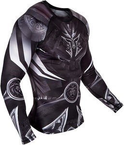 Chemise à manches longues imprimée par sublimation personnalisée MMA Rashguard du fabricant BJJ Rashguard pour hommes - Product Image 1