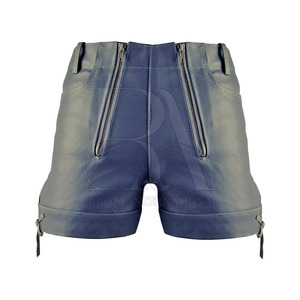 Pantalones cortos de cuero hechos en Pakistán de alta calidad Venta en línea Pantalones cortos de cuero de último diseño - Product Image 1