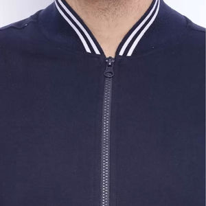 Hombres Casual Plain Chaqueta de Bombardero a prueba de viento para los hombres de ropa al por mayor de encargo precio barato de alta calidad chaqueta de bombardero para los hombres - Product Image 6