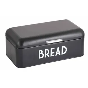 Full Stainless Steel Gray Bread Box and Bins for Kitchen <b>Accessories</b> New Look Bread Box White 304 Metal Bin in Low Price - Product Image 2