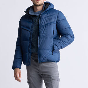 Chaqueta de invierno de calidad superior para hombre, chaqueta acolchada informal de moda larga personalizada para hombre con logotipo personalizado - Product Image 4