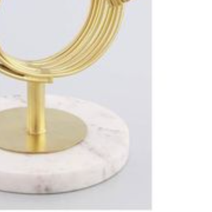 Escultura decorativa de mesa de alambre de metal Escultura de mesa de metal moderna - Product Image 2