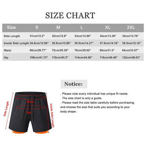 Short 2 en 1 avec logo personnalisé pour hommes, idéal pour les marques de sport, les gymnases et les équipes de fitness - Product Image 6