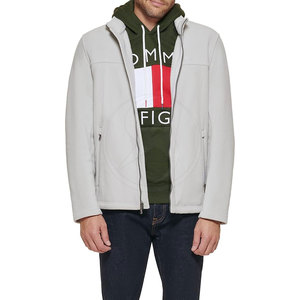 Veste polaire d'hiver pour homme, de qualité supérieure, avec col montant, logo sur le devant, 100% coton, personnalisable, imperméable, respirante, pour l'extérieur - Product Image 1