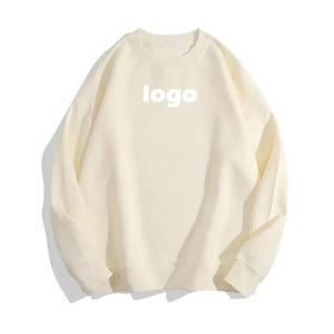 Jersey de alta calidad, Sudadera con capucha Lisa para hombre, Jogger, cuello redondo blanco, algodón, cuello personalizado, sudaderas para hombre - Product Image 2