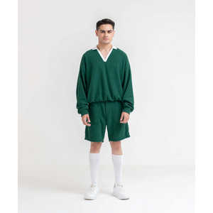 Pantalones cortos de felpa de invierno para hombre Toalla cómoda y cálida para uso diario - Product Image 1