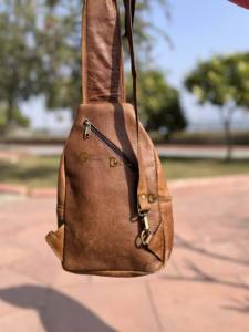 Bolsa de Viaje de Hombro de Diseño Nuevo, Hecha a Mano, Elegante, Unisex, de Cuero Crunch, Bolso de Mano Multiusos, Bolsa para Dinero, Bolsas Elegantes y Útiles - Product Image 3