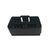 Automóvil OBD2 Conector macho de 16 pines OBDii Diagnóstico de camión niquelado