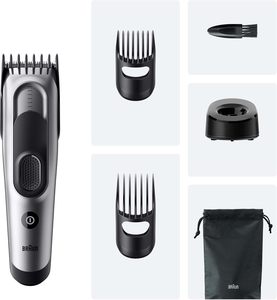 Braun hc7590 loạt 7 tóc tông đơ và dao cạo cho nam giới, Tông đơ tóc với lưỡi siêu sắc nét, 17 độ dài, 5 phụ kiện - Product Image 5