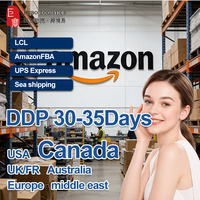 Services de logistique de transitaire maritime, tarifs de fret, agent maritime FBA COSCO Chine, DDP DDU LCL+Express UPS Canada