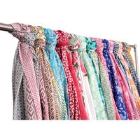 Pañuelos de Playa para Mujer, Estampado Digital Otoñal, Diseño Argyle, Tipo Gaiter, 100% Suaves, Precio al por Mayor